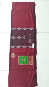 Handloom sarong with Plain color