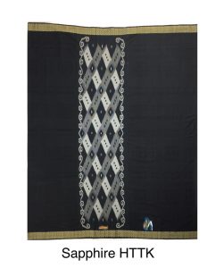 black color lungi with flower design in middle of lungi